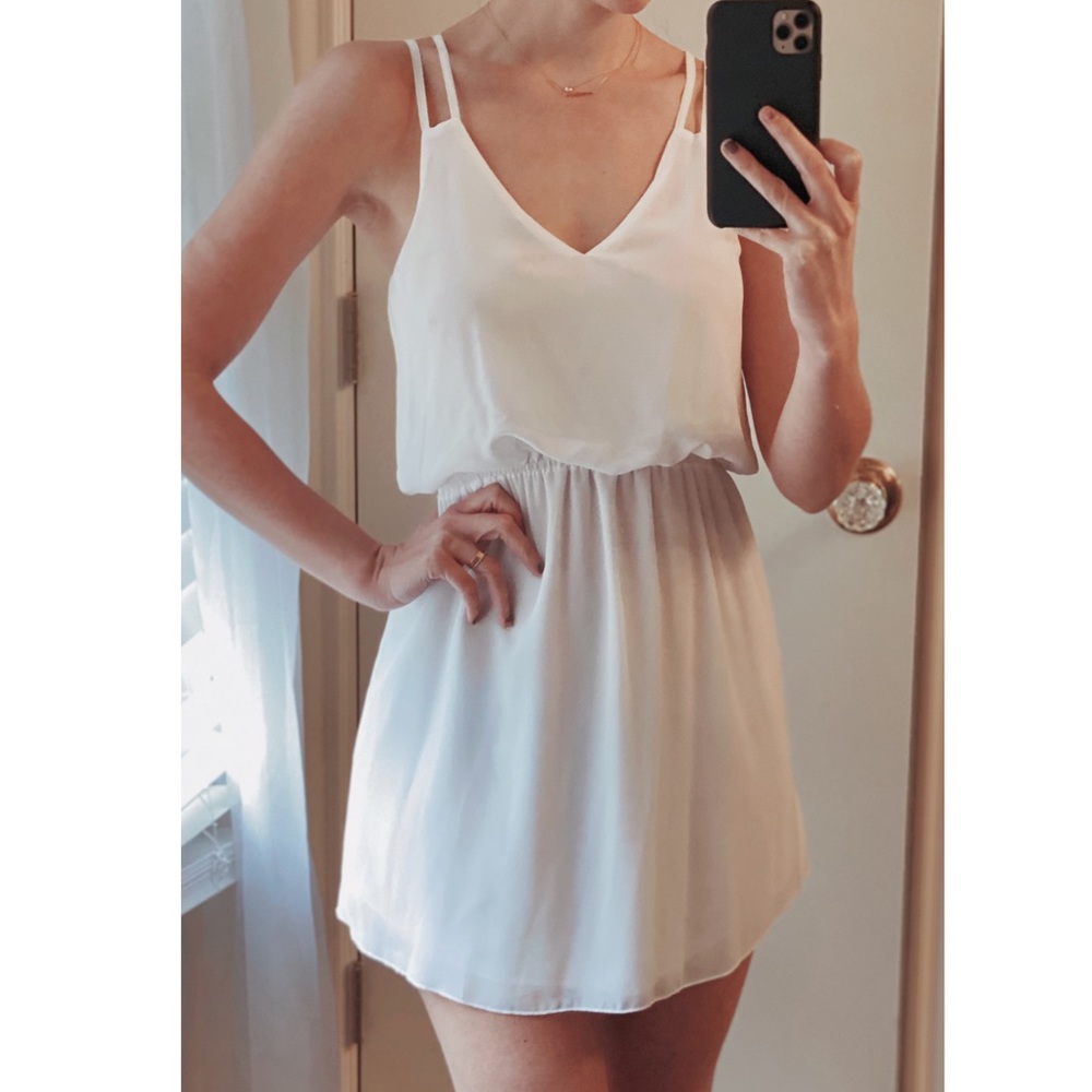 White sun dress